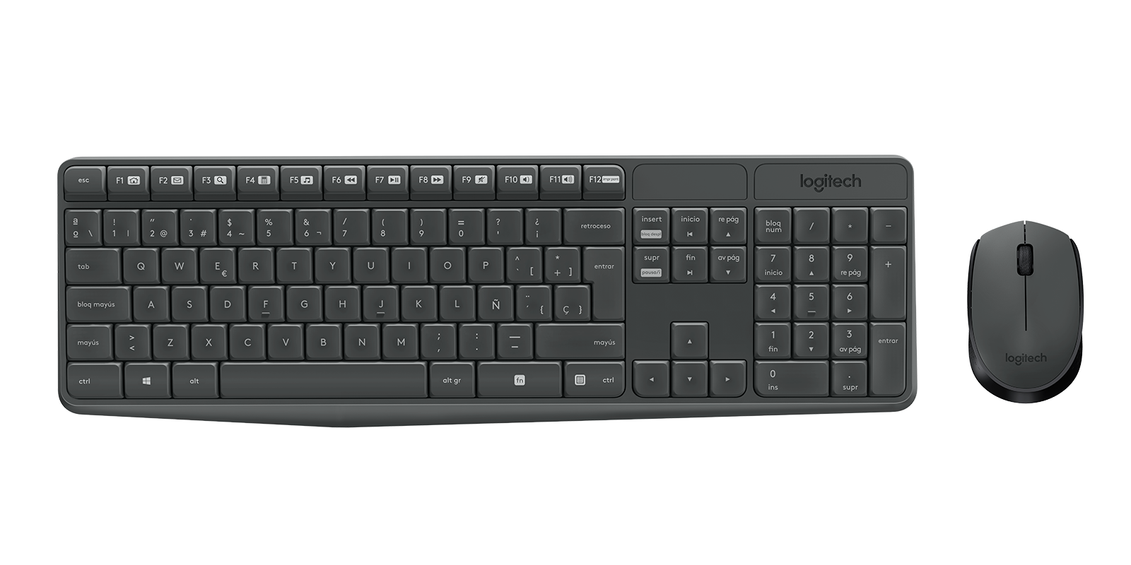 TECLADO + MOUSE WIRELESS LOGITECH MK 235