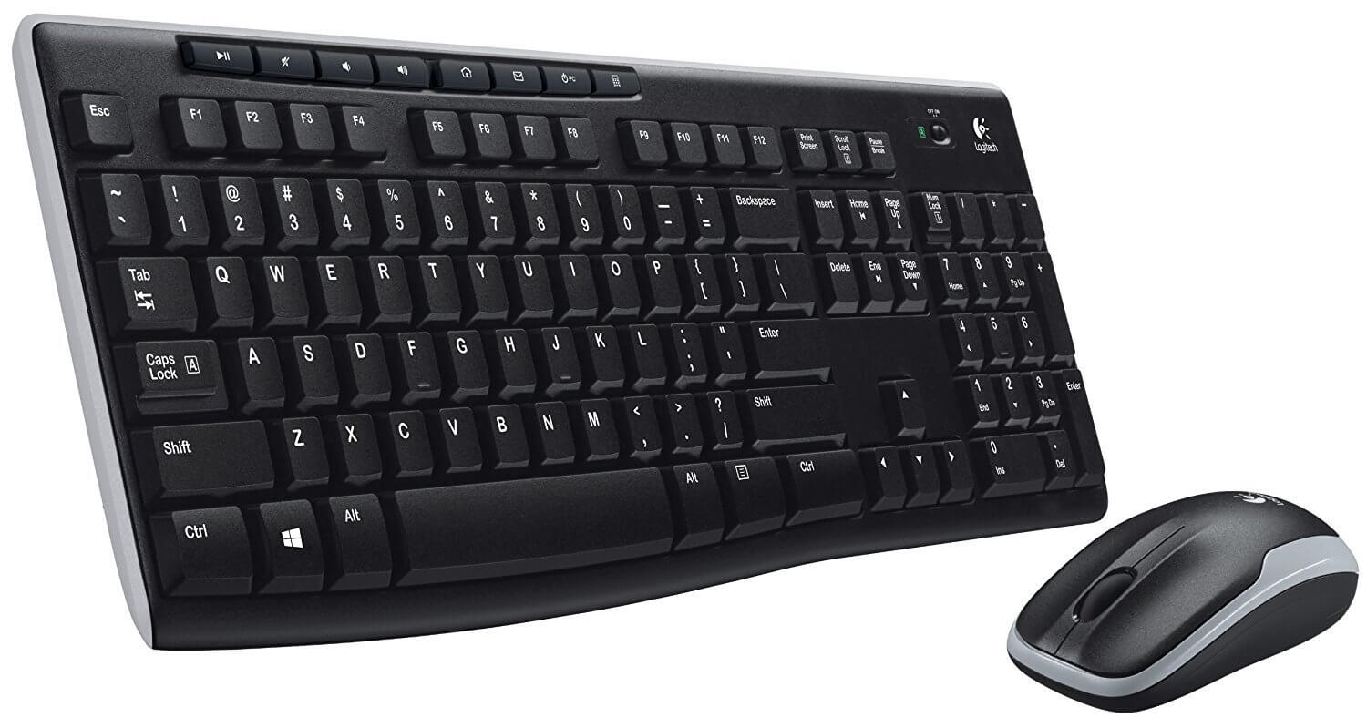 TECLADO + MOUSE WIRELESS LOGITECH MK 270