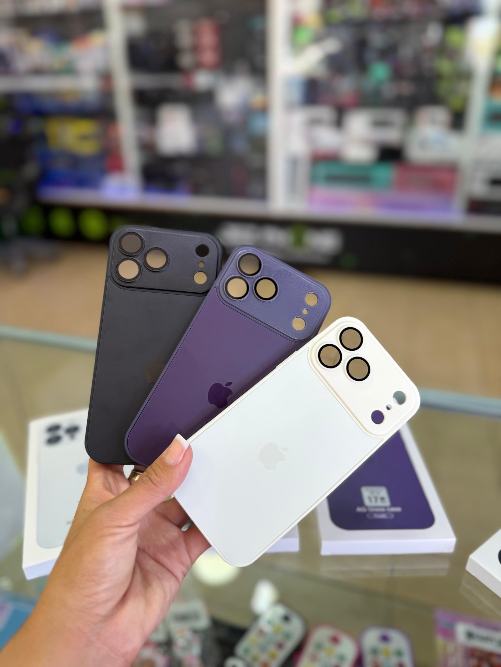 FUNDA AG-GLASS / CUERO IPHONE LINEA 17