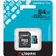 MEMORIA MICRO SD KINGSTON 64GB CANVAS GO PLUS