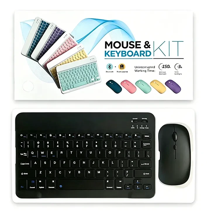 KIT TECLADO Y MOUSE SLIM INALAMBRICO
