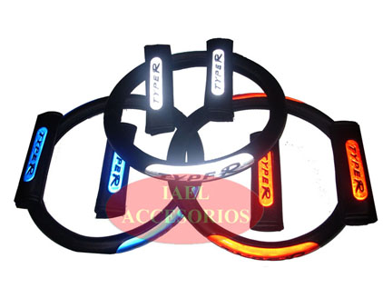 Cubre Volante + Cubre cinturón Azul CV-018A