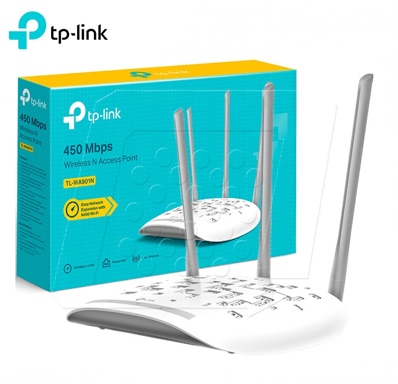 TP-Link Access Point 450Mb Advanced TL-WA901ND 3 Antenas desmontables