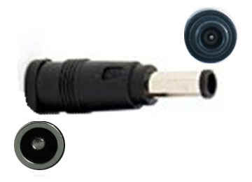ADAPTADOR CARGADOR 5.5X2.5MM A 6.5X4.4MM MONITORES LG SONY SAMSUNG