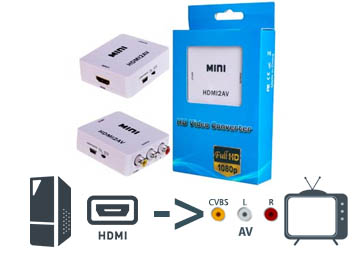 ADAPTADOR HDMI H A RCA H