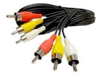 Cable de audio y video - 3 rca m a 3 rca 5 mts
