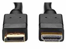 CABLE DISPLAYPORT M A HDMI M 1.8M - NO ES BIDIRECCIONAL