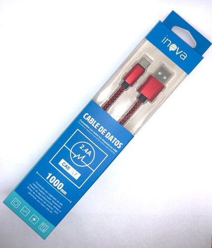 Cable tipo c usb 2.4a cab-067 - inova