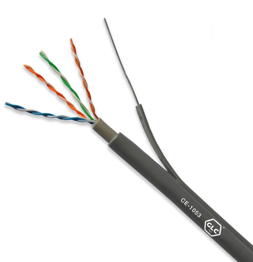 Cable utp cat 5e cobre 100% - exterior sin portante x metro