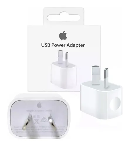 Cargador Pared Adaptador Apple iPhone Usb 5w 2a
