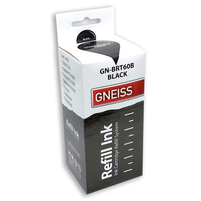 Tinta Gneiss para Brother BRT 60B 100ml Black