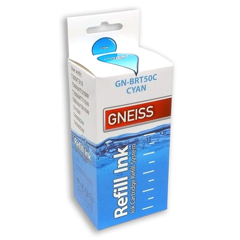 Tinta Gneiss para Brother BRT50C 50ml Cyan