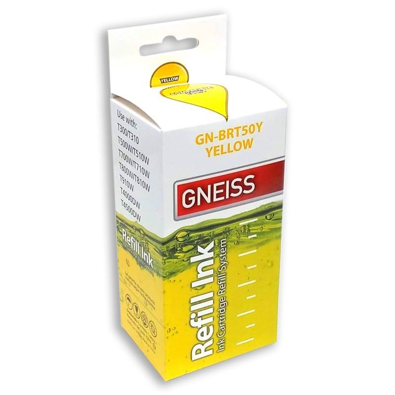 Tinta Gneiss para Brother BRT50Y 50ml Yellow
