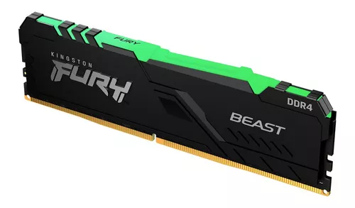 MEMORIA DDR4 KINGSTON 16GB 3200MHZ FURY BEAST RGB