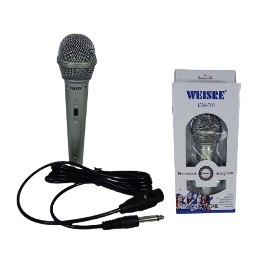 MICROFONO WEISRE CON CABLE DM-701