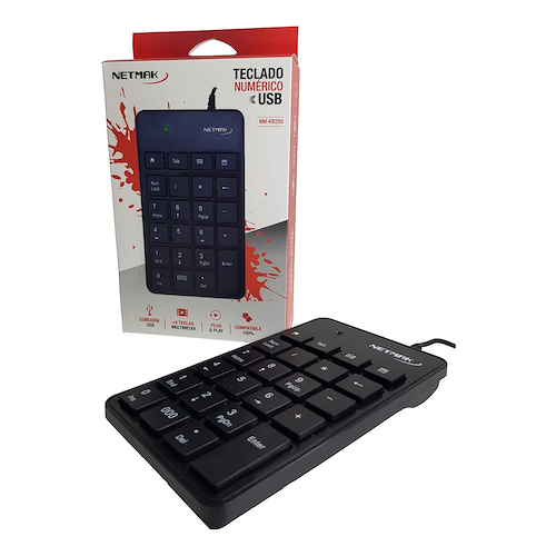 TECLADO NUMERICO USB NM-KB250