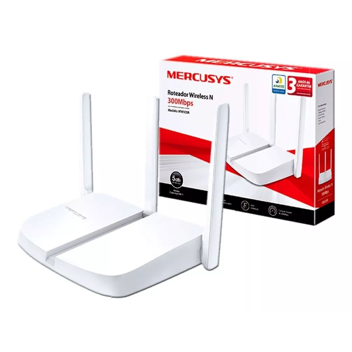 ROUTER WI FI MW305R 300MBPS 3 ANTENAS MERCUSYS