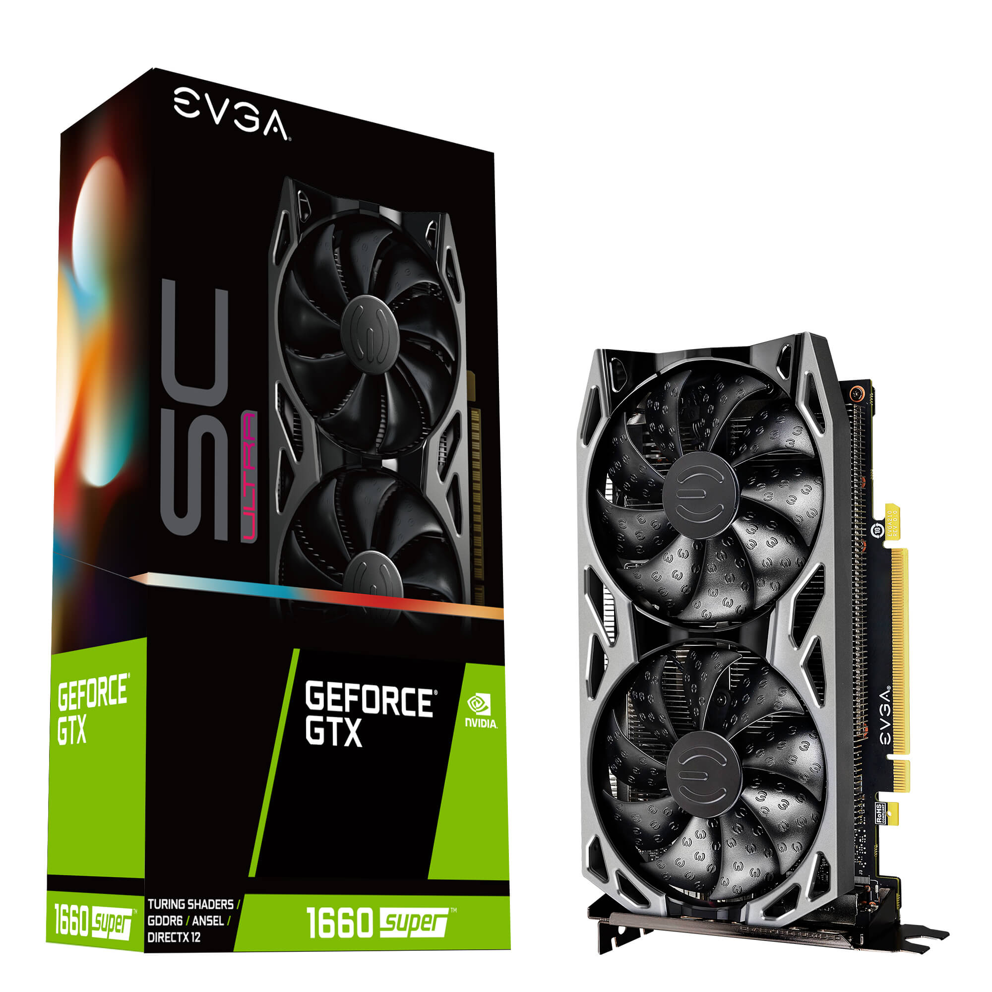 PLACA DE VIDEO EVGA GTX 1660 SC ULTRA GAMING 6GB DDR5
