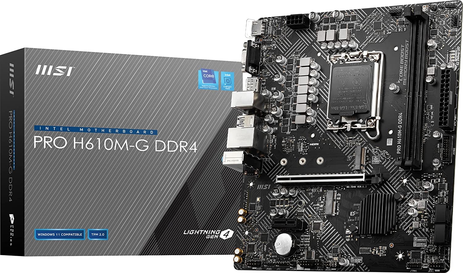 MOTHERBOARD MSI PRO H610M-G