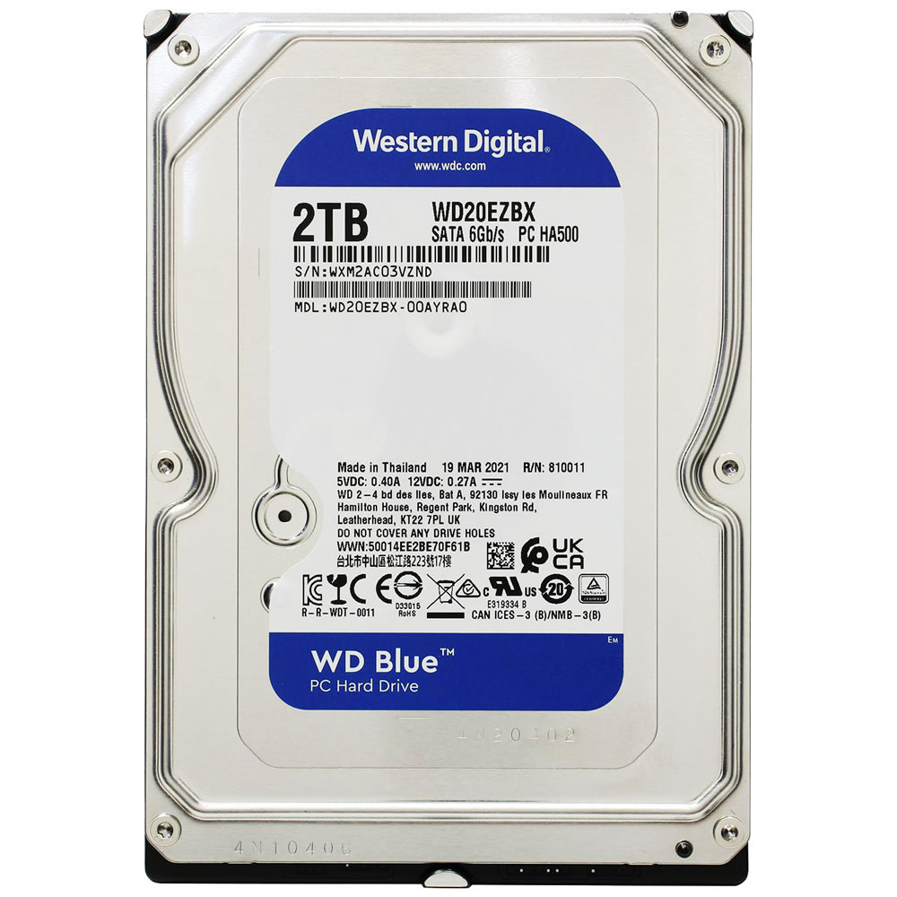 DISCO RIGIDO 2TB WESTERN DIGITAL BLUE