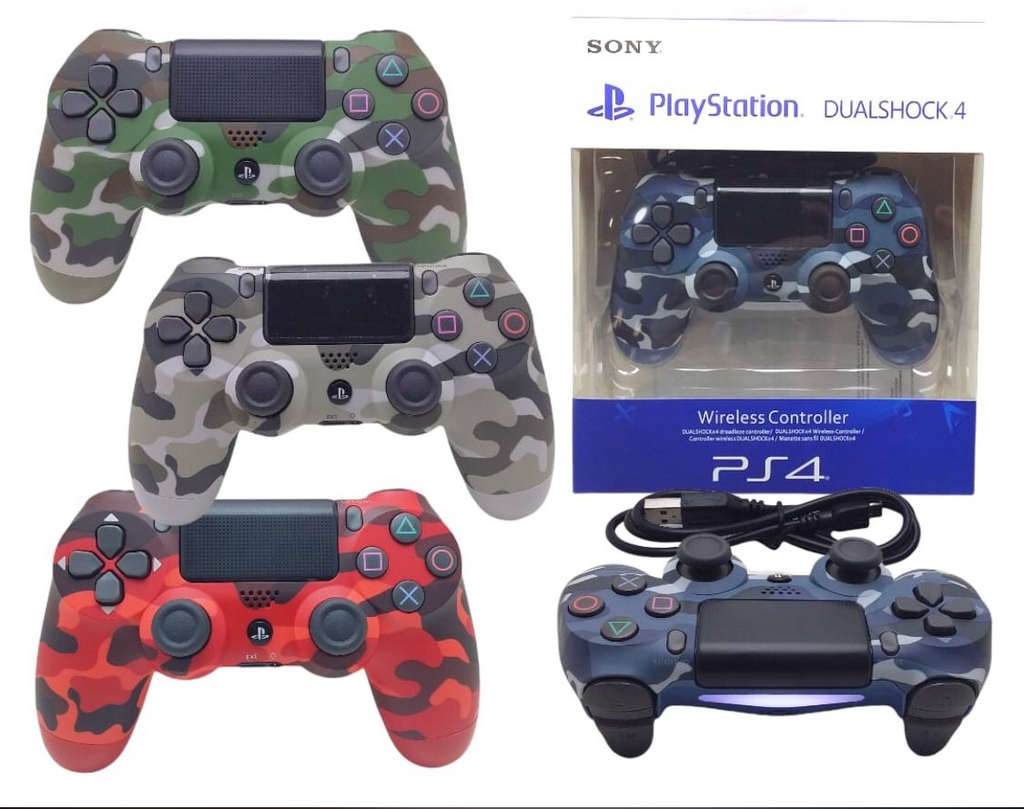 JOYSTICK PS4 CAMUFLADO