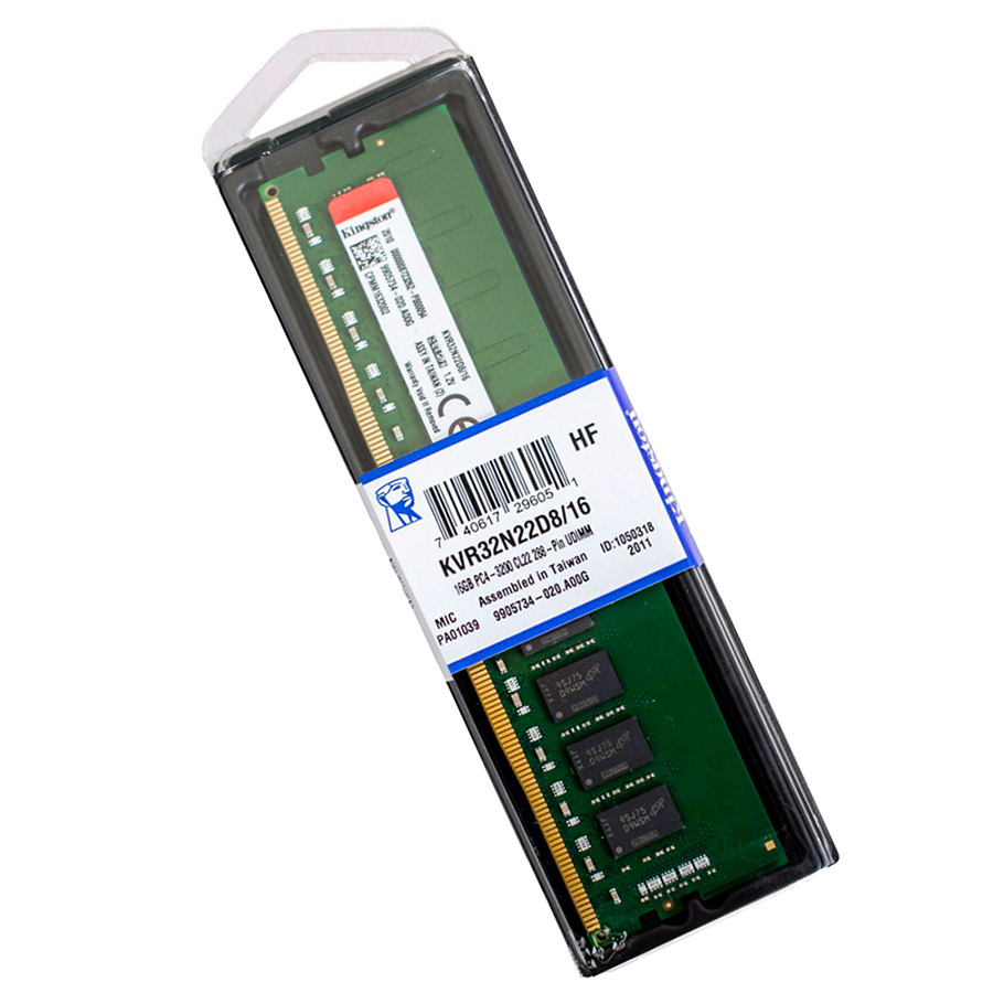 MEMORIA DDR4 KINGSTON 16GB 3200MHZ UDIMM