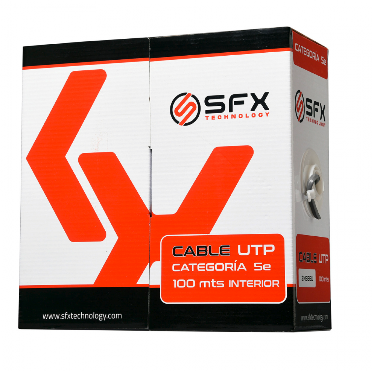 CABLE UTP SFX CAT5 100M INTERIOR