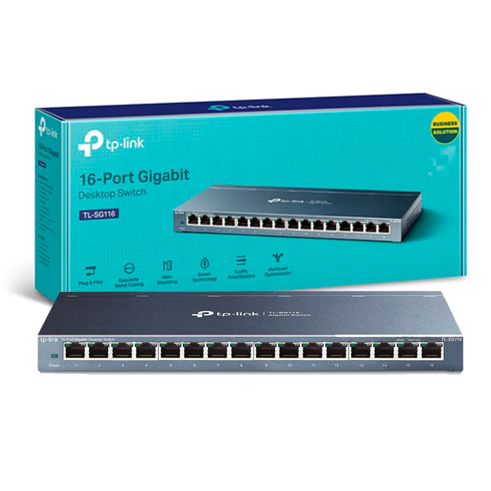 SWITCH 16P TP-LINK TL-SG116E GIGABIT