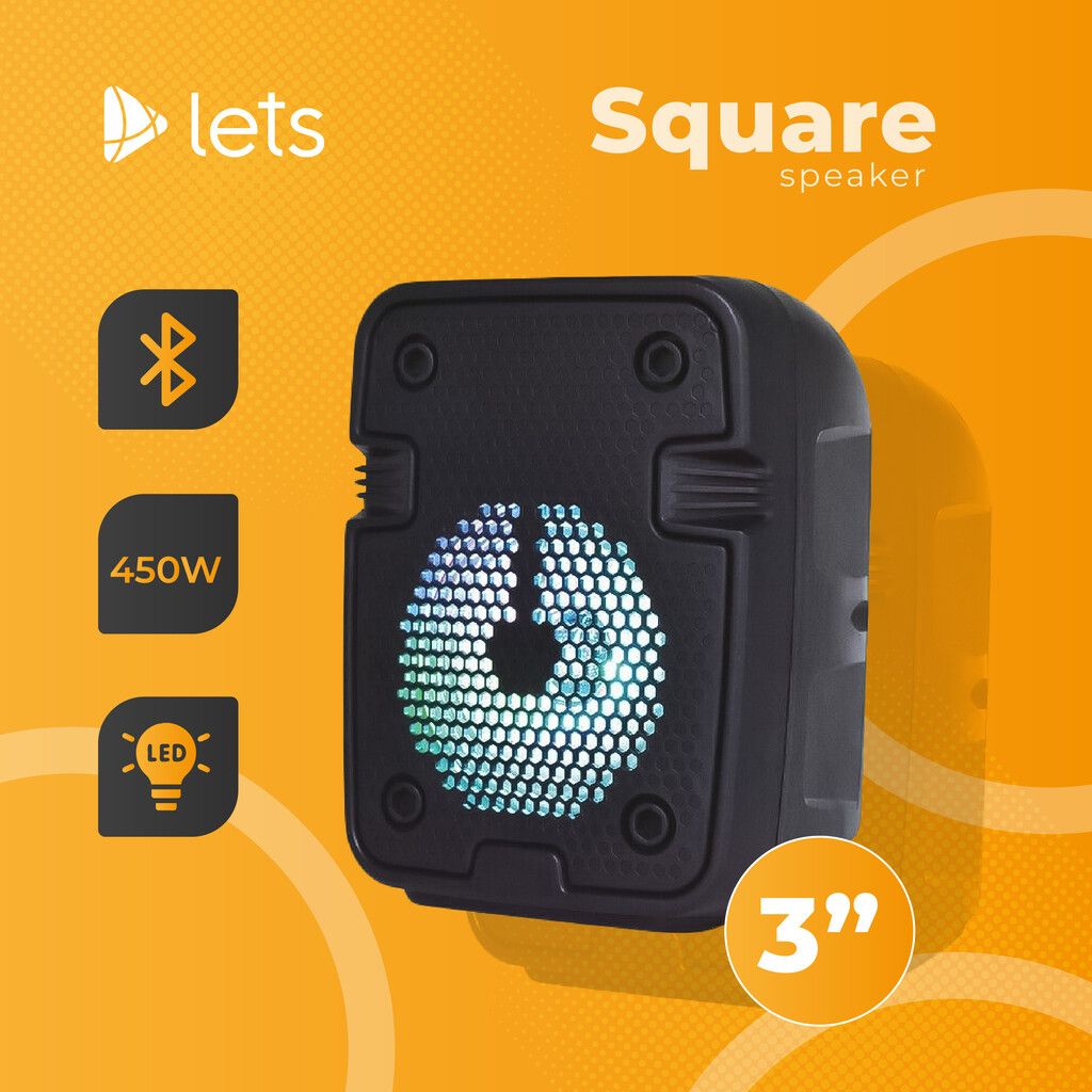 PARLANTE LETS SQUARE 3”