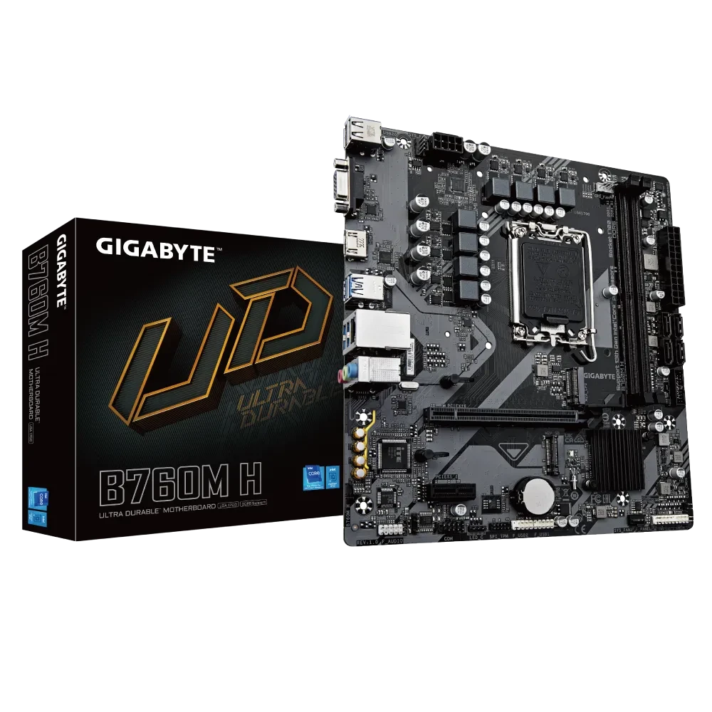 MOTHERBOARD GIGABYTE B760M H DDR4 S1700