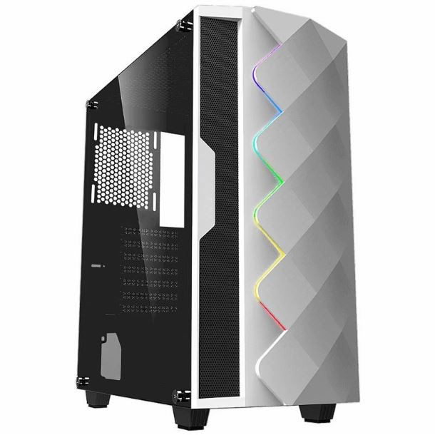 GABINETE GAMER MAGNUMTECH 235GM WHITE/SF