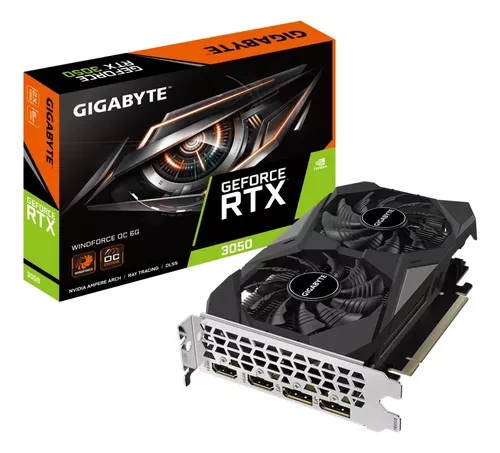 PLACA DE VIDEO GIGABYTE RTX 3050 OC LOW PROFILE 6GB