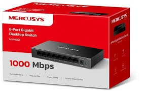 SWITCH 8P MERCUSYS MS108GS GIGABIT