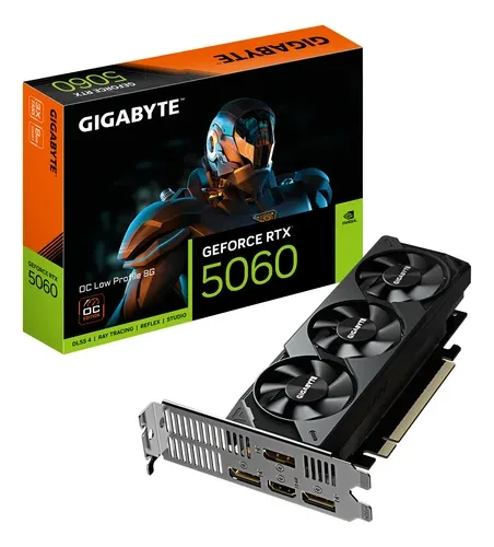 PLACA DE VIDEO GIGABYTE GEFORCE RTX 5060 LOW PROFILE OC 8GB