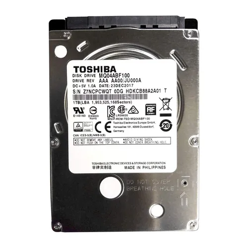 DISCO RIGIDO 1TB TOSHIBA NOTEBOOK