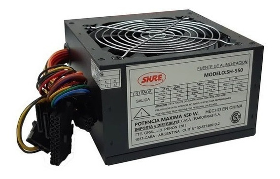 FUENTE ALIMENTACION SHURE 550W