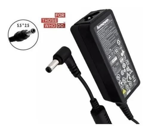 CARGADOR NOTEBOOK COMP. LENOVO 5.5 X 2.5 MM SHURE 65W-6