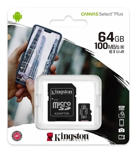 MEMORIA MICRO SD KINGSTON 64GB C10