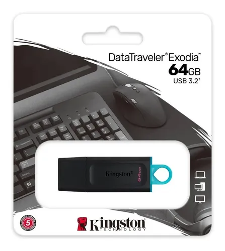 PEN DRIVE KINGSTON EXODIA 64GB