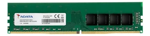 MEMORIA DDR4 ADATA 8GB 3200MHZ