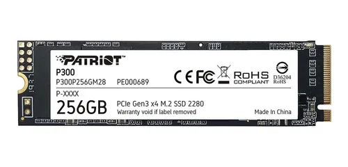 DISCO SOLIDO SSD 256GB PATRIOT M.2 NVME