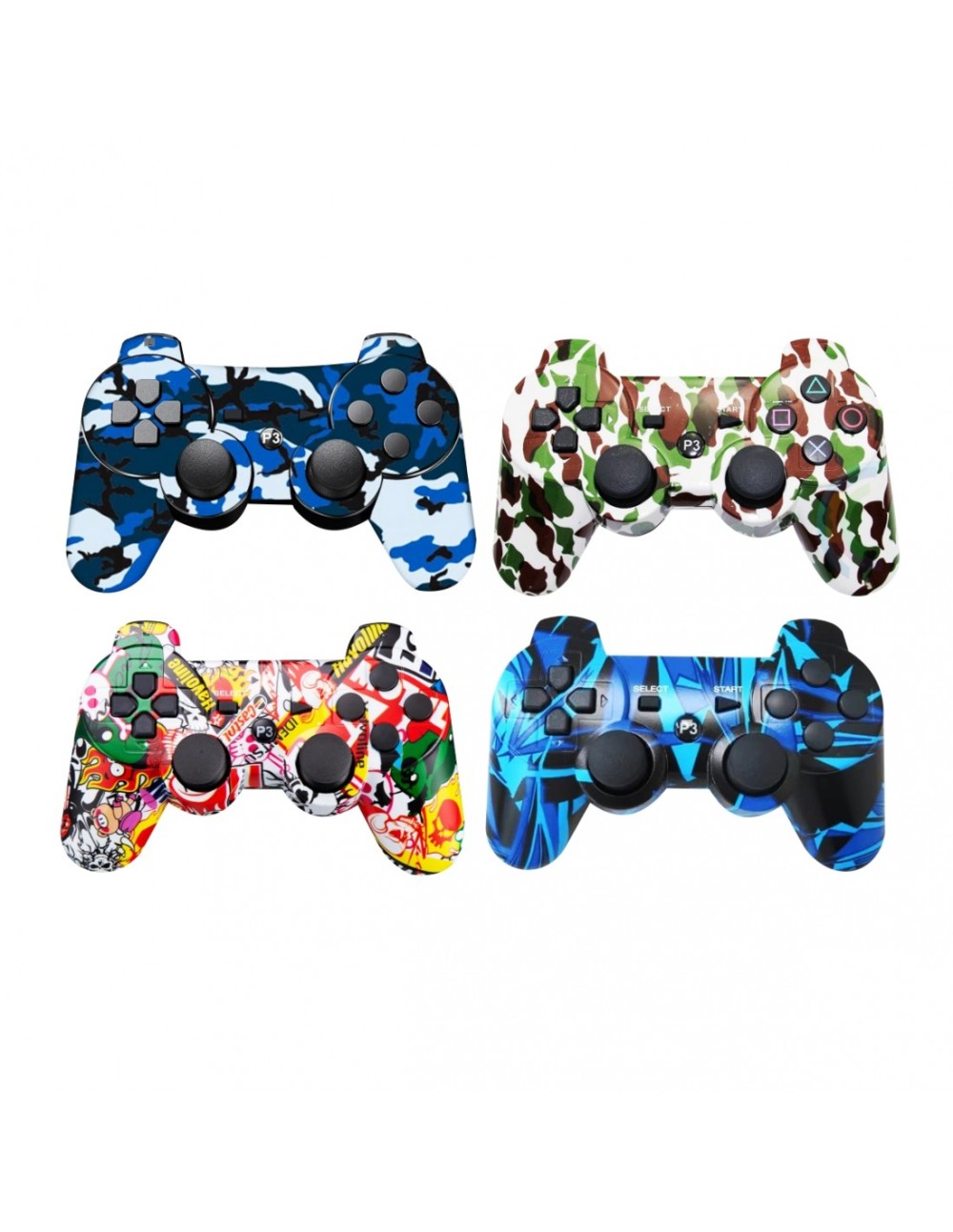 Joystick Inalambrico Para Ps3 Diseños Surtidos