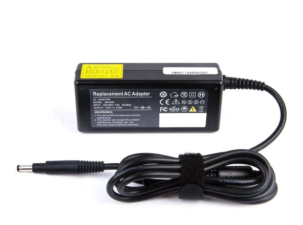 CARGADOR NOTEBOOK COMP. HP 4.8 X 1.7 MM SHURE 65W-11