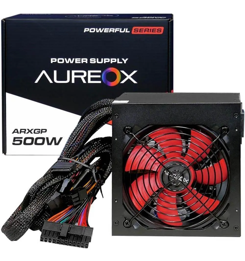 FUENTE ALIMENTACION AUREOX 500W POWERFULL ARXGP-500W